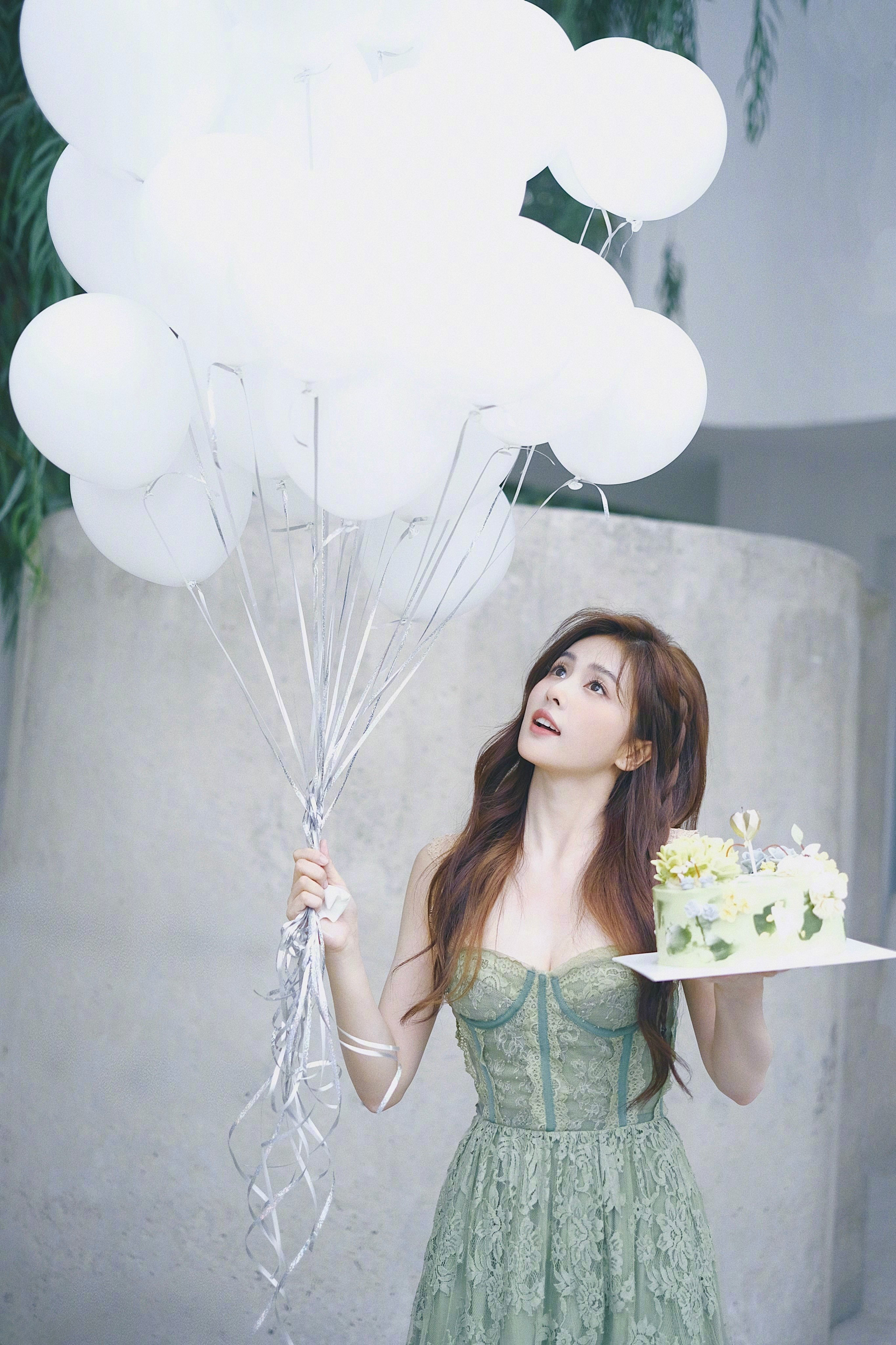 一身碧綠歡慶生—白鹿 [高清套圖]-第1章-图片16