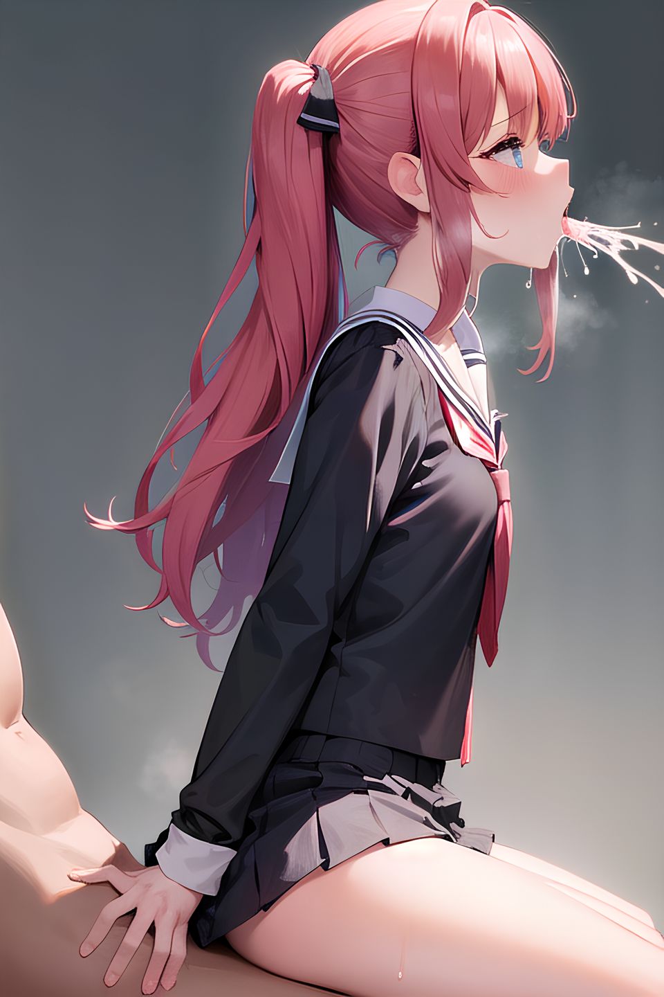 【AI生成】校內でご奉仕させられる制服の女の子のエロ畫像 part3-第1章-图片19