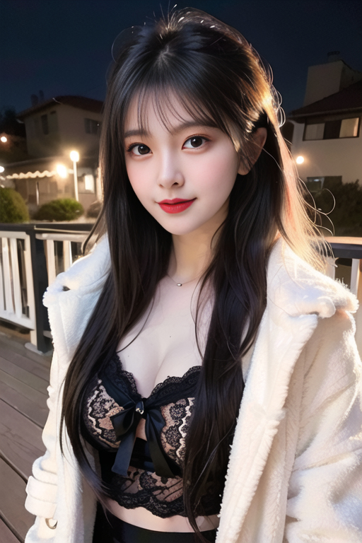 AI生成美女~女友系列黑色背心+瑜珈服-第1章-图片14