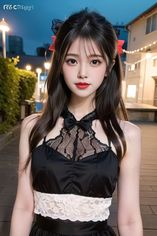 AI生成美女~女友系列黑色背心+瑜珈服-第1章-图片16