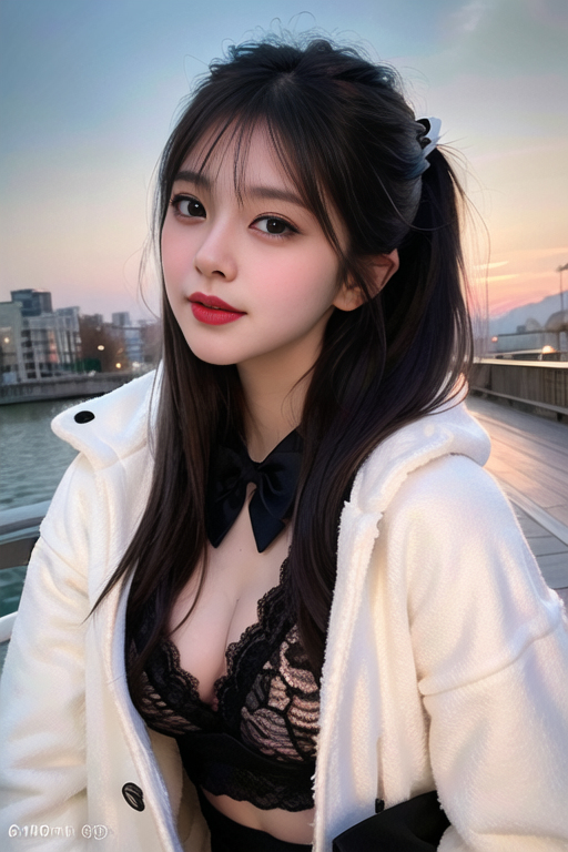 AI生成美女~女友系列黑色背心+瑜珈服-第1章-图片18