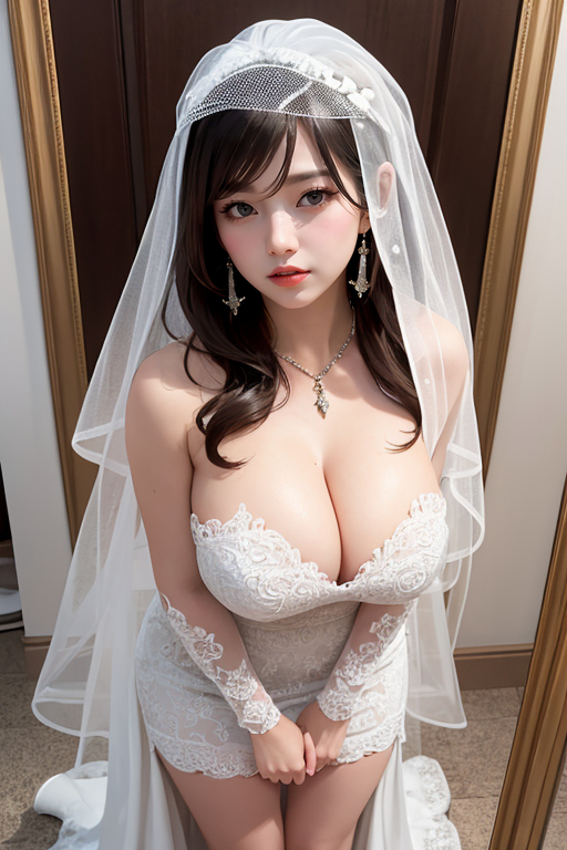 AI生成美女~ウェディングドレス性感婚紗-第1章-图片70