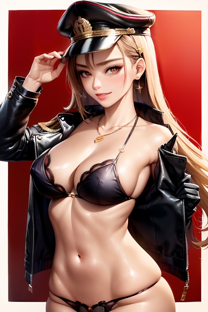 AI生成美女~RTAmilitary seifuku-第1章-图片6