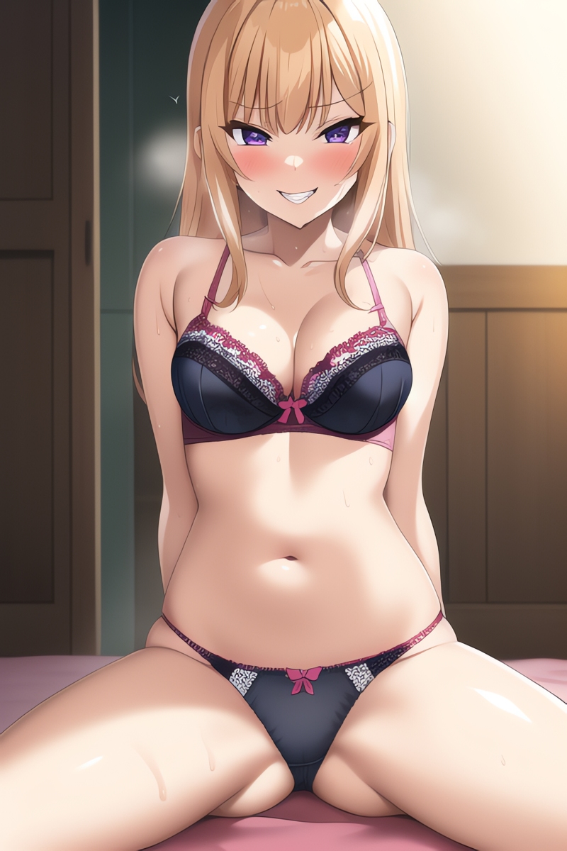 Blonde Girls in Lingerie (AI Generated)-第1章-图片3