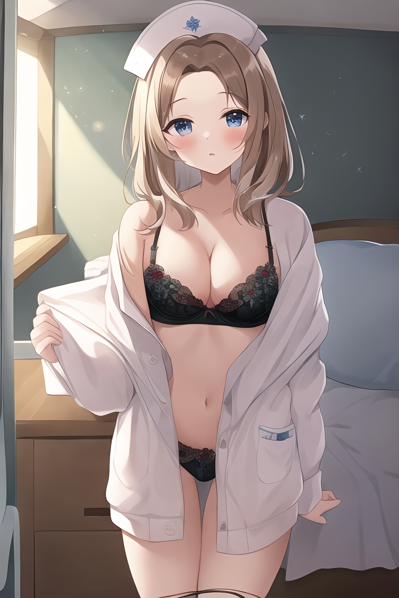 Blonde Girls in Lingerie (AI Generated)-第1章-图片19