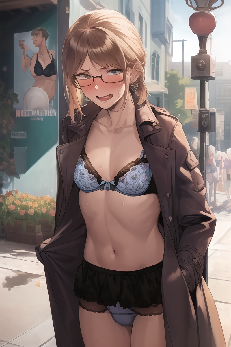 Blonde Girls in Lingerie (AI Generated)-第1章-图片22