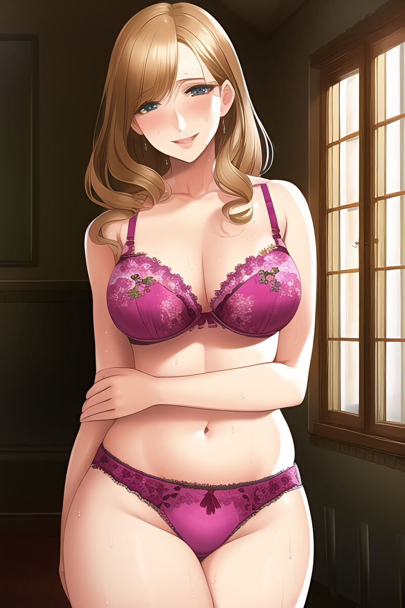 Blonde Girls in Lingerie (AI Generated)-第1章-图片35