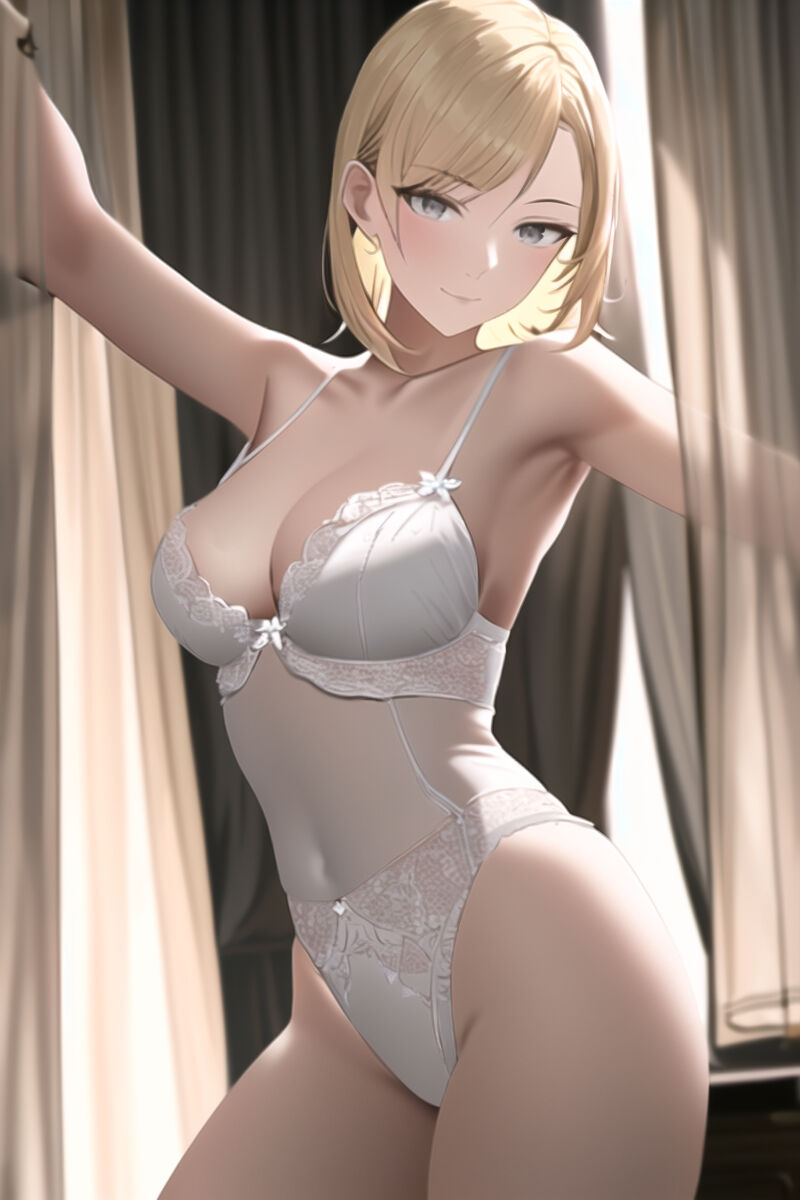 Blonde Girls in Lingerie (AI Generated)-第1章-图片43