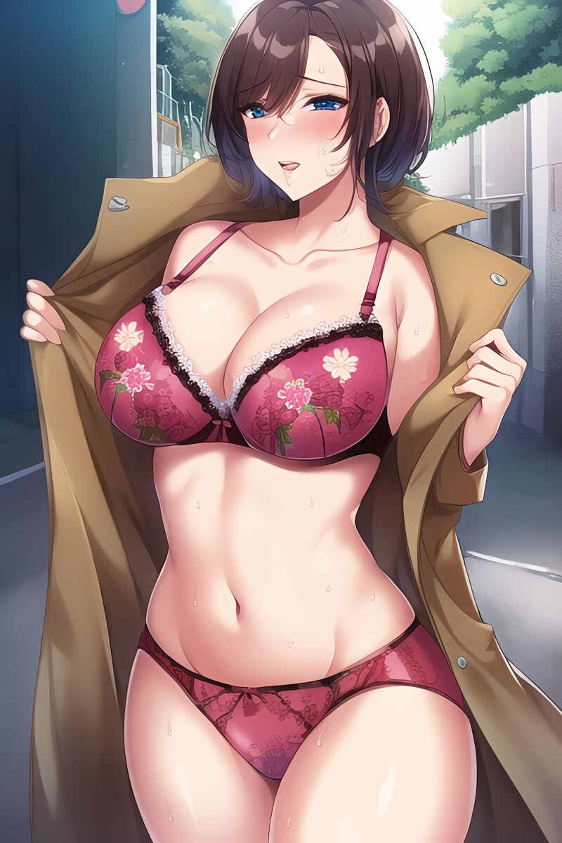 Curvy Burnette Women in Lingerie (AI Generated)-第1章-图片101