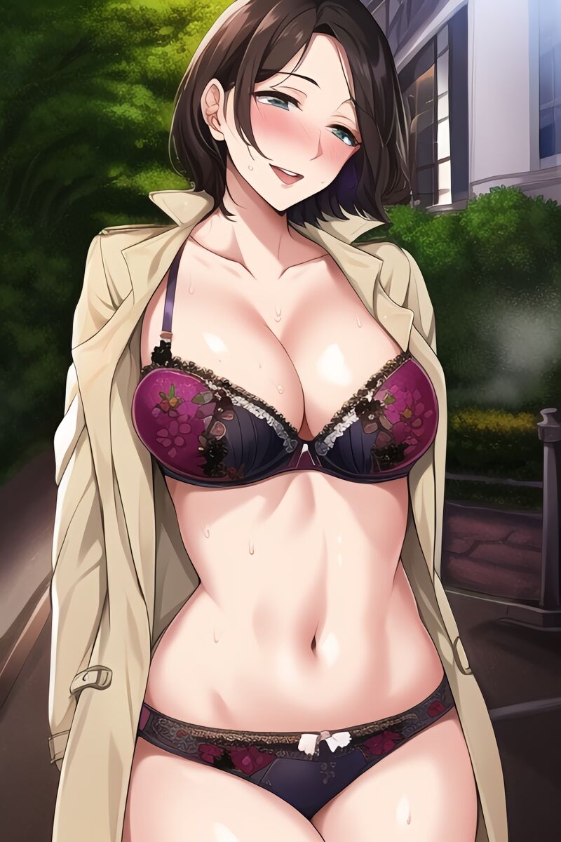 Curvy Burnette Women in Lingerie (AI Generated)-第1章-图片104