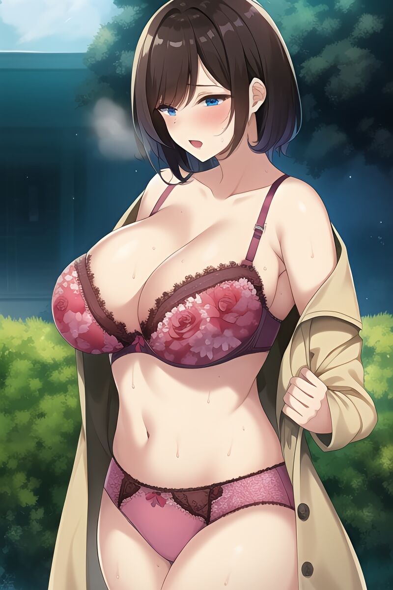 Curvy Burnette Women in Lingerie (AI Generated)-第1章-图片107