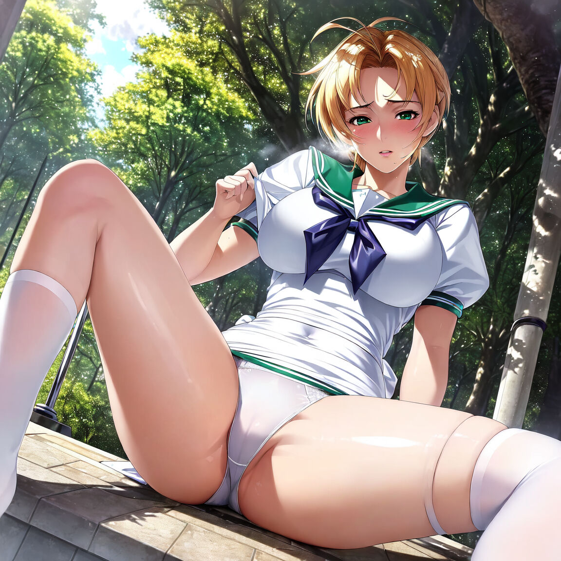 Girls Showing Panties (AI Generated)-第1章-图片5