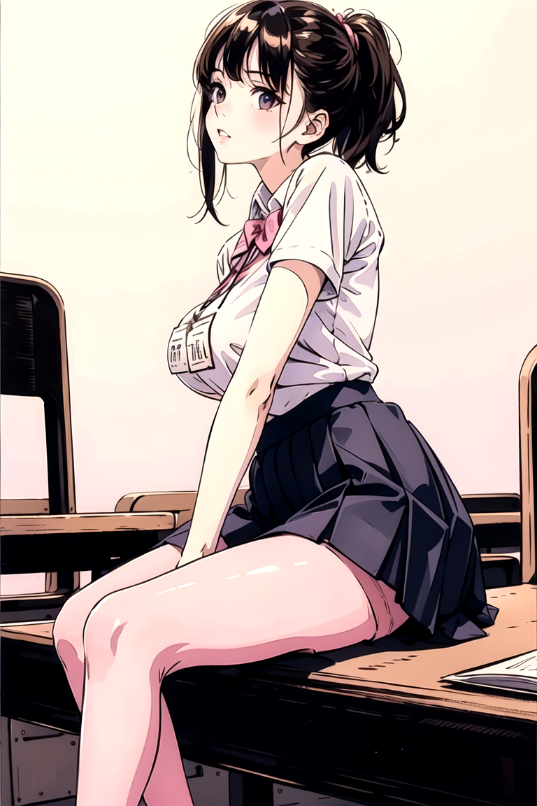 AI生成美女~As Dsitting-第1章-图片1