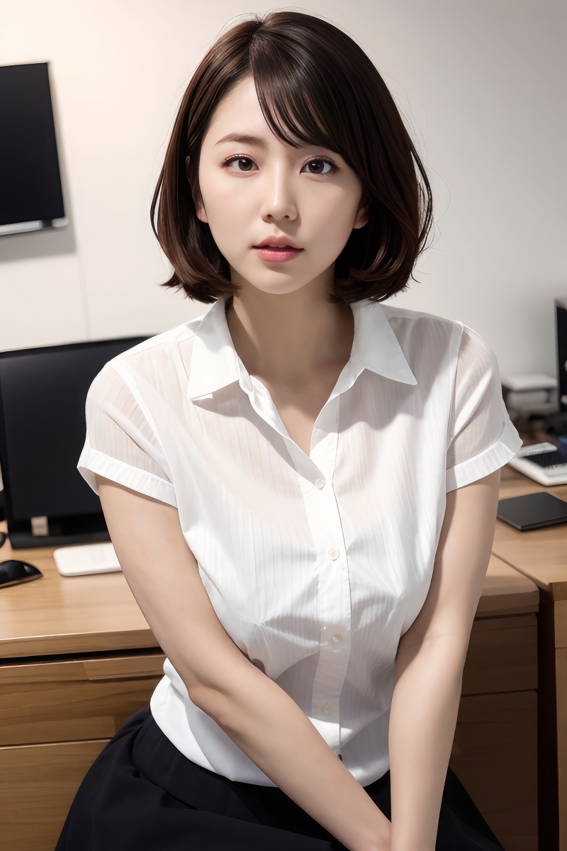 AI生成美女~AkaTsukiリクエスト作品（求職需要做到這樣子嗎？）-第1章-图片3