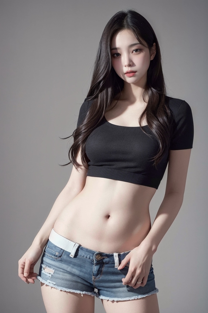 AI生成美女~Ai_DaDaDakAi girl belly fat exposure（中空裝露肚腩）-第1章-图片6