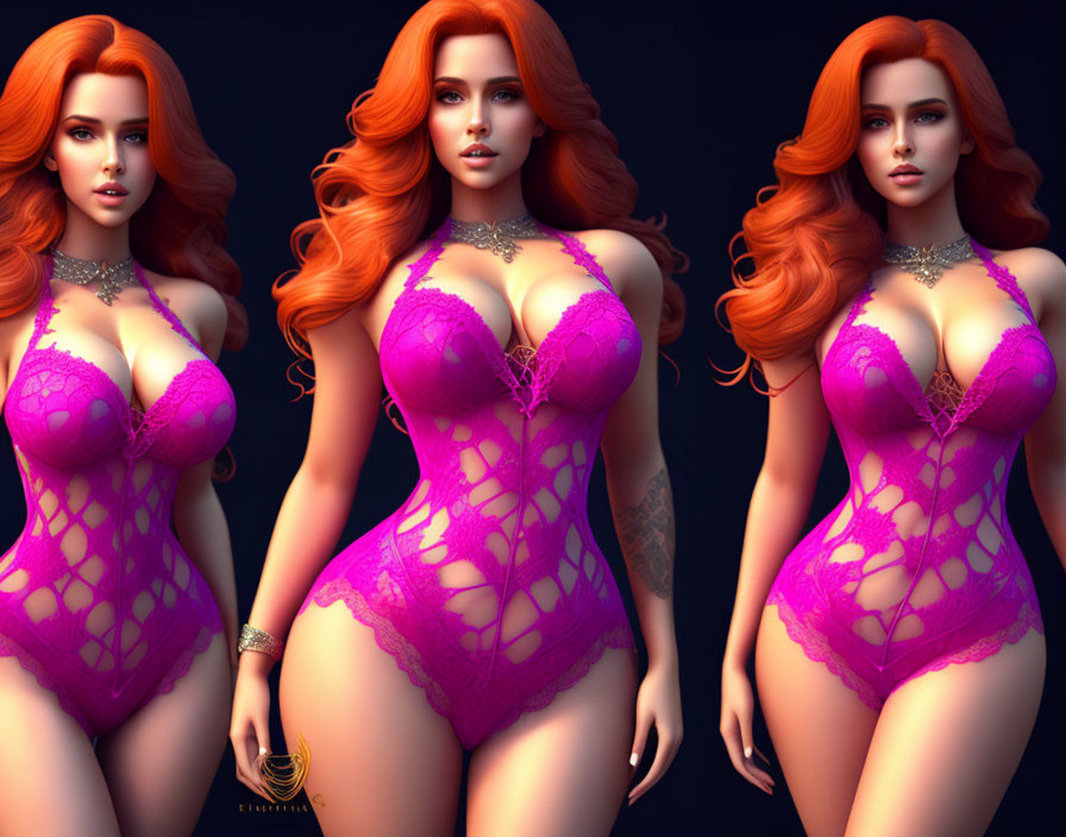 Lingerie (Satin, Latex, Silk, Fishnet, Sheer & Négligée)~NonNudes~[Drizz31MaleWV] [AI Generated]-第1章-图片125