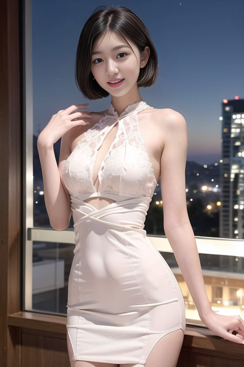 AI生成美女~As D短髮(ショートヘアワークス  リメイク)-第1章-图片26