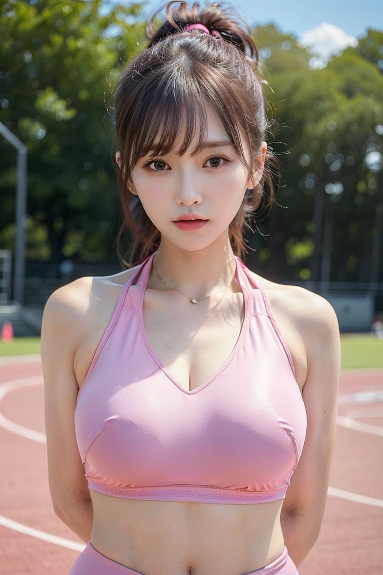 AI生成美女~AiMakeGirl陸上部 Pink-第1章-图片15