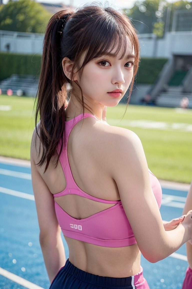 AI生成美女~AiMakeGirl陸上部 Pink-第1章-图片18