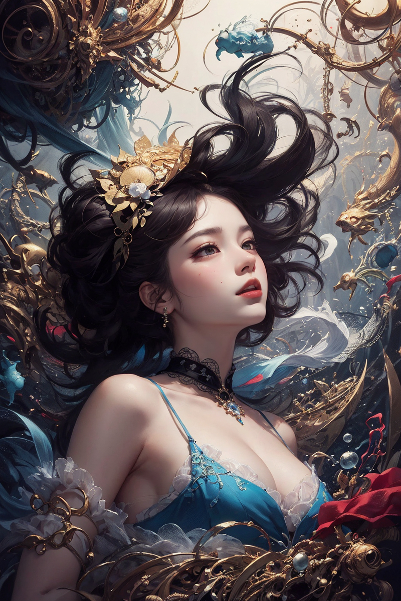 AI生成美女~AIドローイングペンFantasy-第1章-图片2