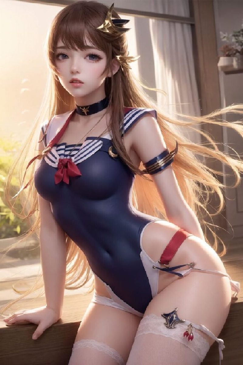 Gorgeous AIGenerated Images of BigBreasted Japanese school girl in Sexy Uniforms-第1章-图片24