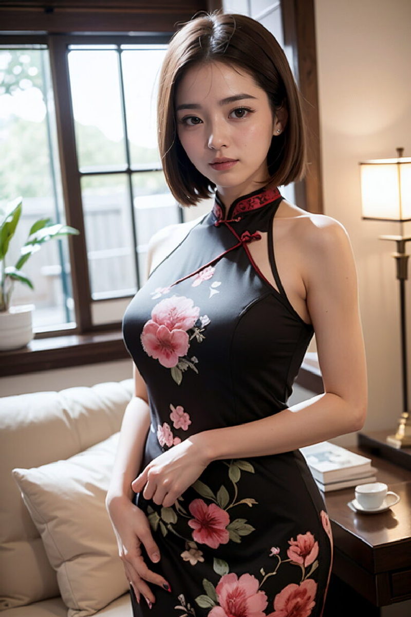 Hot and Sexy Chinese Ai Dream Girls in Tight Qipao A Dream Come True-第1章-图片13