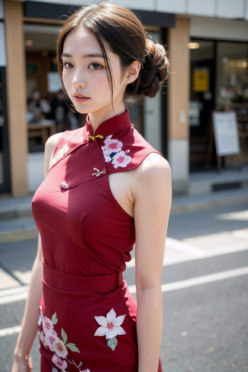 Hot and Sexy Chinese Ai Dream Girls in Tight Qipao A Dream Come True-第1章-图片14