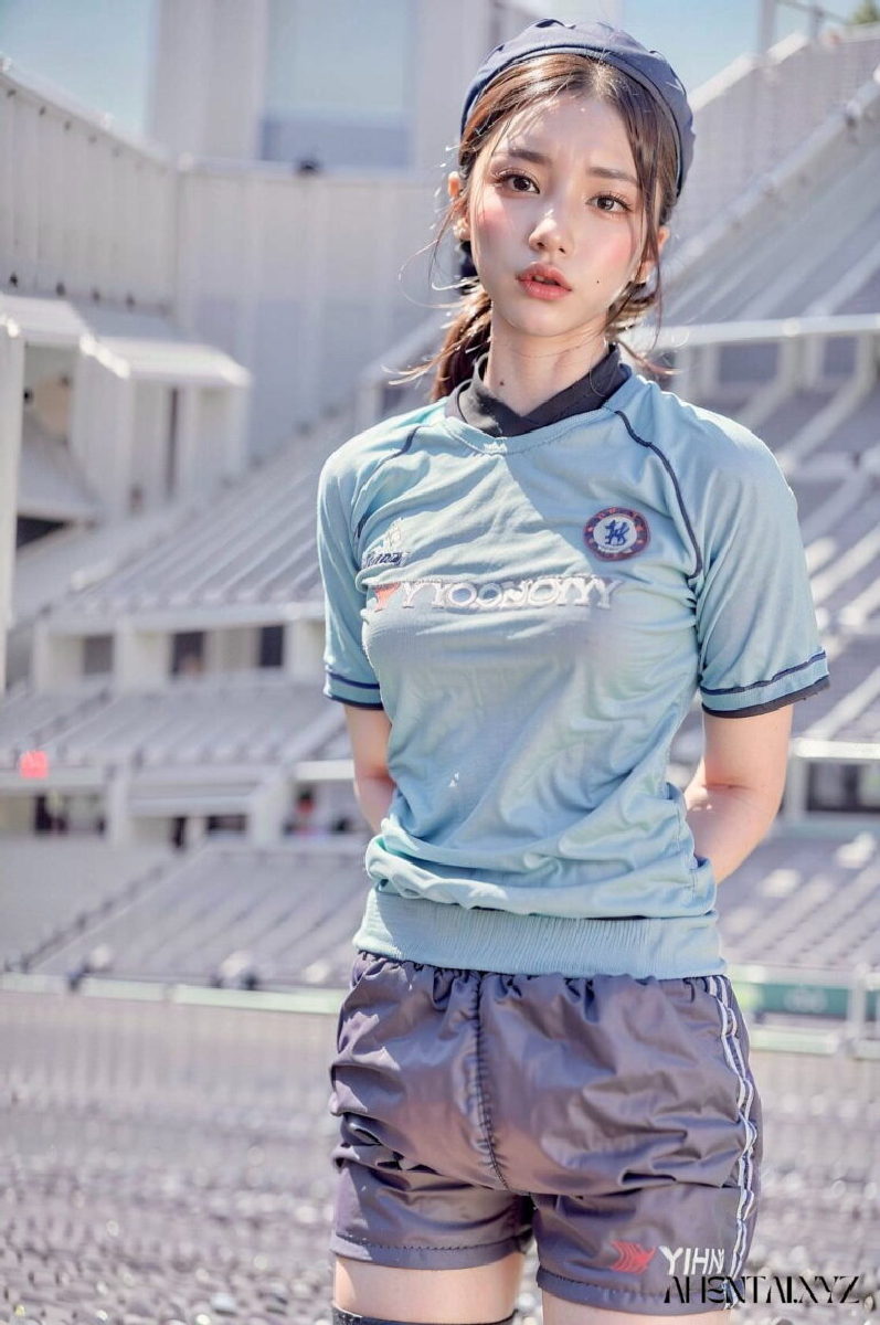 The Beauty of AI Technology Captivating AIGenerated Images of EPL Dream Girls in Football Jerseys-第1章-图片7