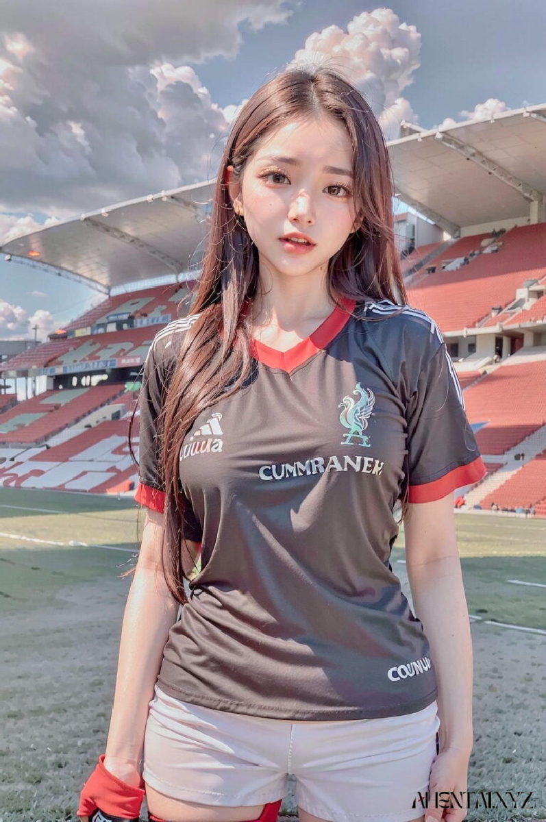 The Beauty of AI Technology Captivating AIGenerated Images of EPL Dream Girls in Football Jerseys-第1章-图片16