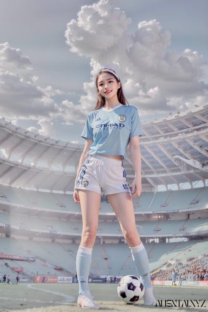 The Beauty of AI Technology Captivating AIGenerated Images of EPL Dream Girls in Football Jerseys-第1章-图片20