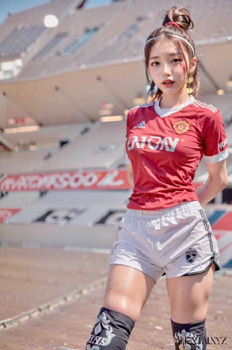 The Beauty of AI Technology Captivating AIGenerated Images of EPL Dream Girls in Football Jerseys-第1章-图片24