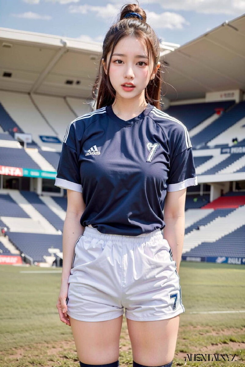 The Beauty of AI Technology Captivating AIGenerated Images of EPL Dream Girls in Football Jerseys-第1章-图片34