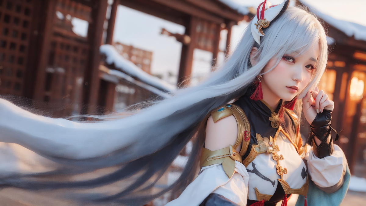 AI生成~AI_EmeraldApple申鶴(しんかく)　原神　AIイラスト-第1章-图片5