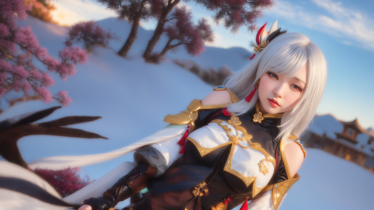 AI生成~AI_EmeraldApple申鶴(しんかく)　原神　AIイラスト-第1章-图片10