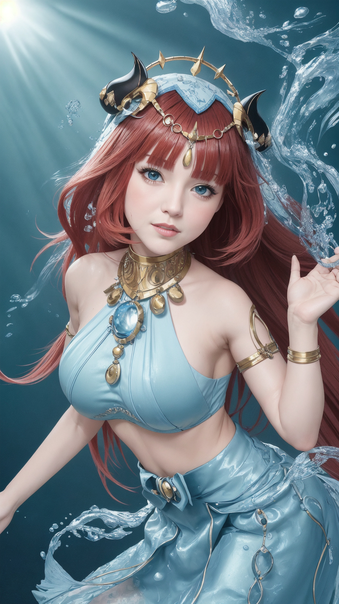 AI生成~AI_EmeraldApple原神 ニィロウ 水中版-第1章-图片4