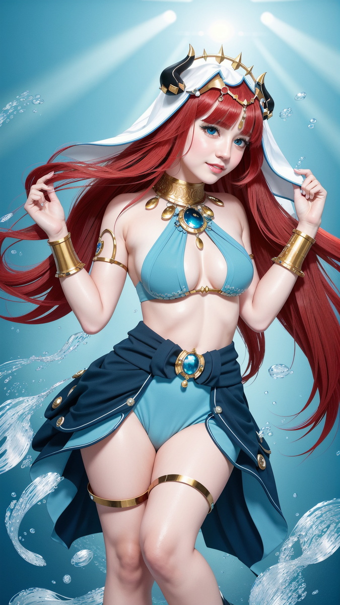 AI生成~AI_EmeraldApple原神 ニィロウ 水中版-第1章-图片9