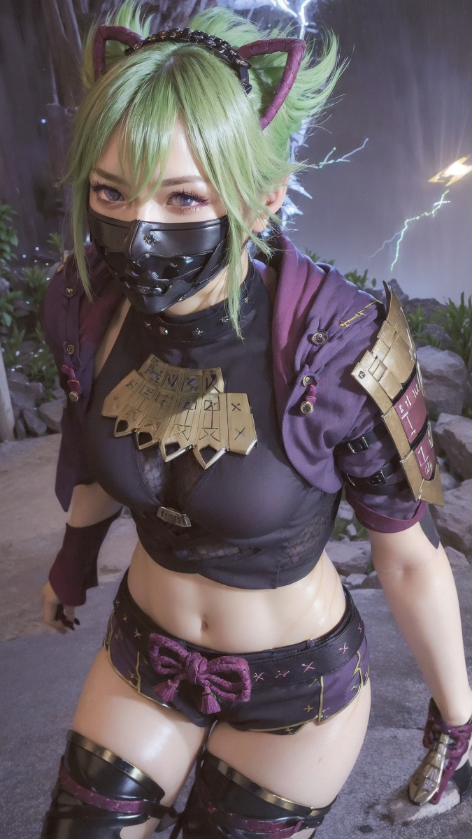 AI生成~AI_EmeraldApple久岐忍 GenshinImpact(原神)　AIこすぷれ-第1章-图片6