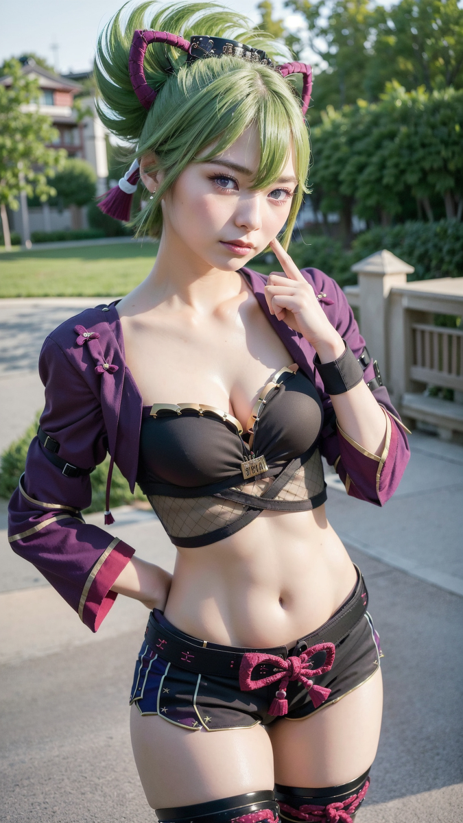 AI生成~AI_EmeraldApple久岐忍 GenshinImpact(原神)　AIこすぷれ-第1章-图片10