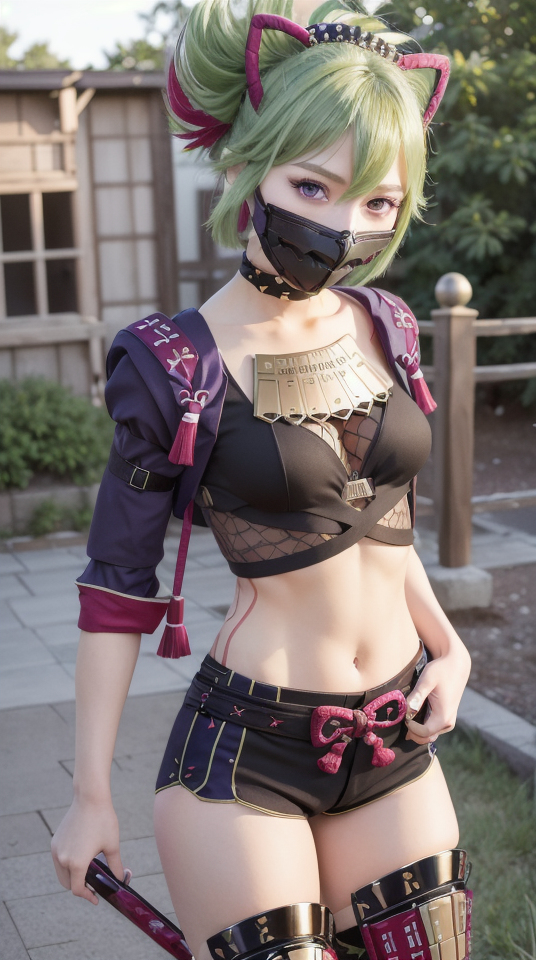 AI生成~AI_EmeraldApple久岐忍 GenshinImpact(原神)　AIこすぷれ-第1章-图片11