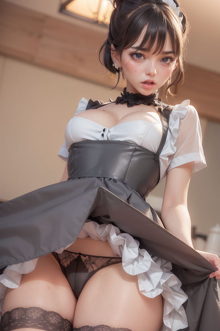 Stunning Hot Maid in AI Generated Images Part 1-第1章-图片27
