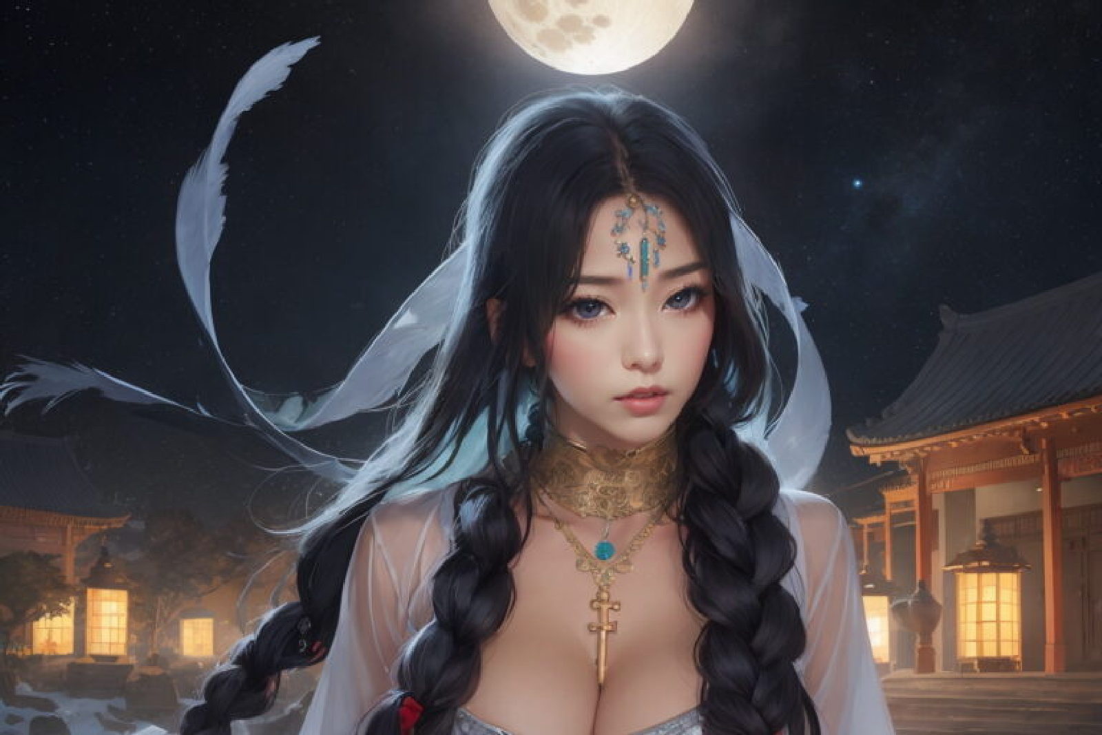 Captivating Oriental Princesses in Traditional Chinese Gowns A Collection of Stunning AIGenerated Images-第1章-图片4