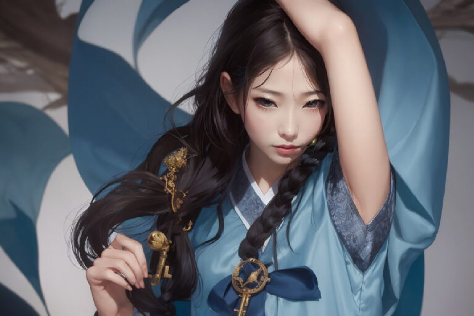 Captivating Oriental Princesses in Traditional Chinese Gowns A Collection of Stunning AIGenerated Images-第1章-图片6