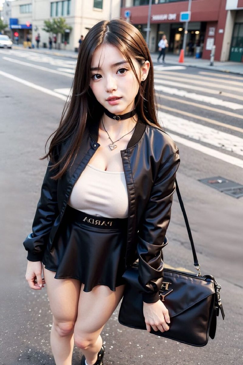 The Chic and Trendy Look of Korean AI Dream Girls on the Streets-第1章-图片10