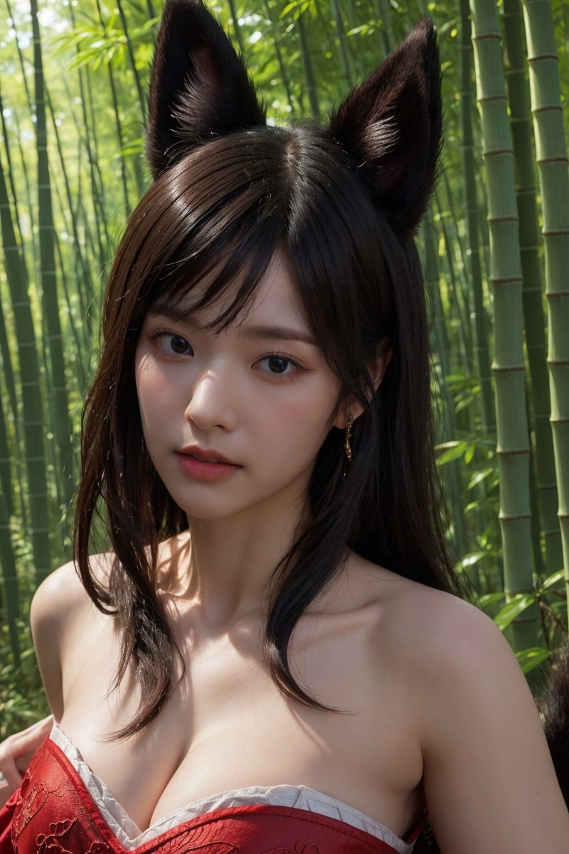 AI生成~AiMakeGirlアリ(Ahri)（阿狸，英雄聯盟）