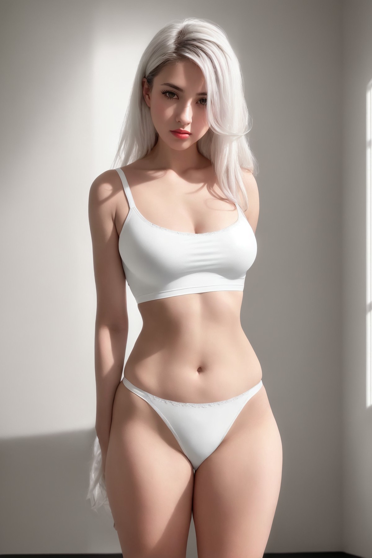 AIModel Vol.079 White Crop Top-第1章-图片2