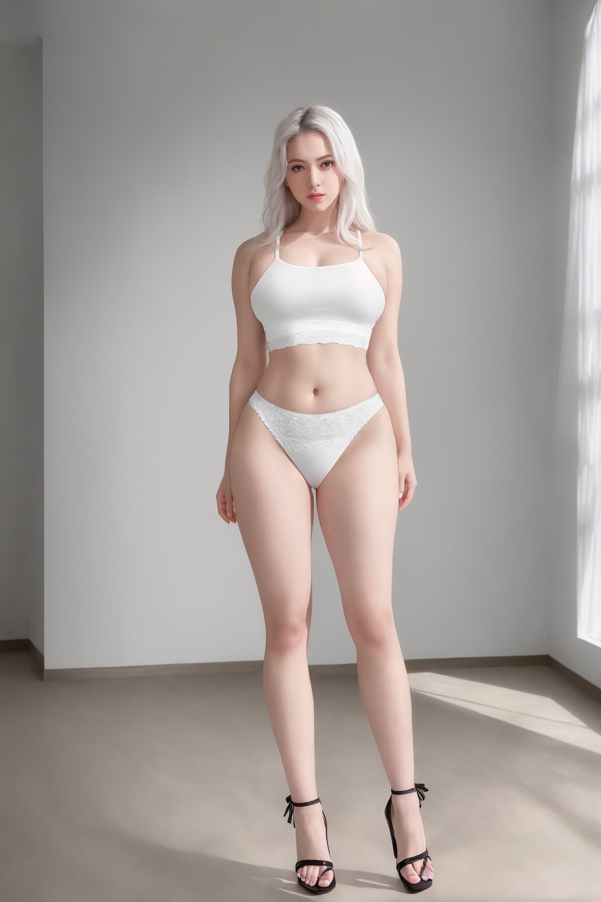 AIModel Vol.079 White Crop Top-第1章-图片3