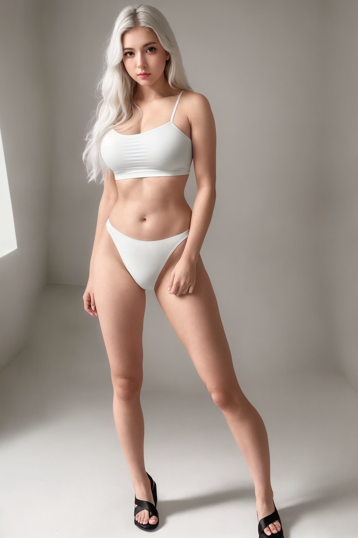 AIModel Vol.079 White Crop Top-第1章-图片4