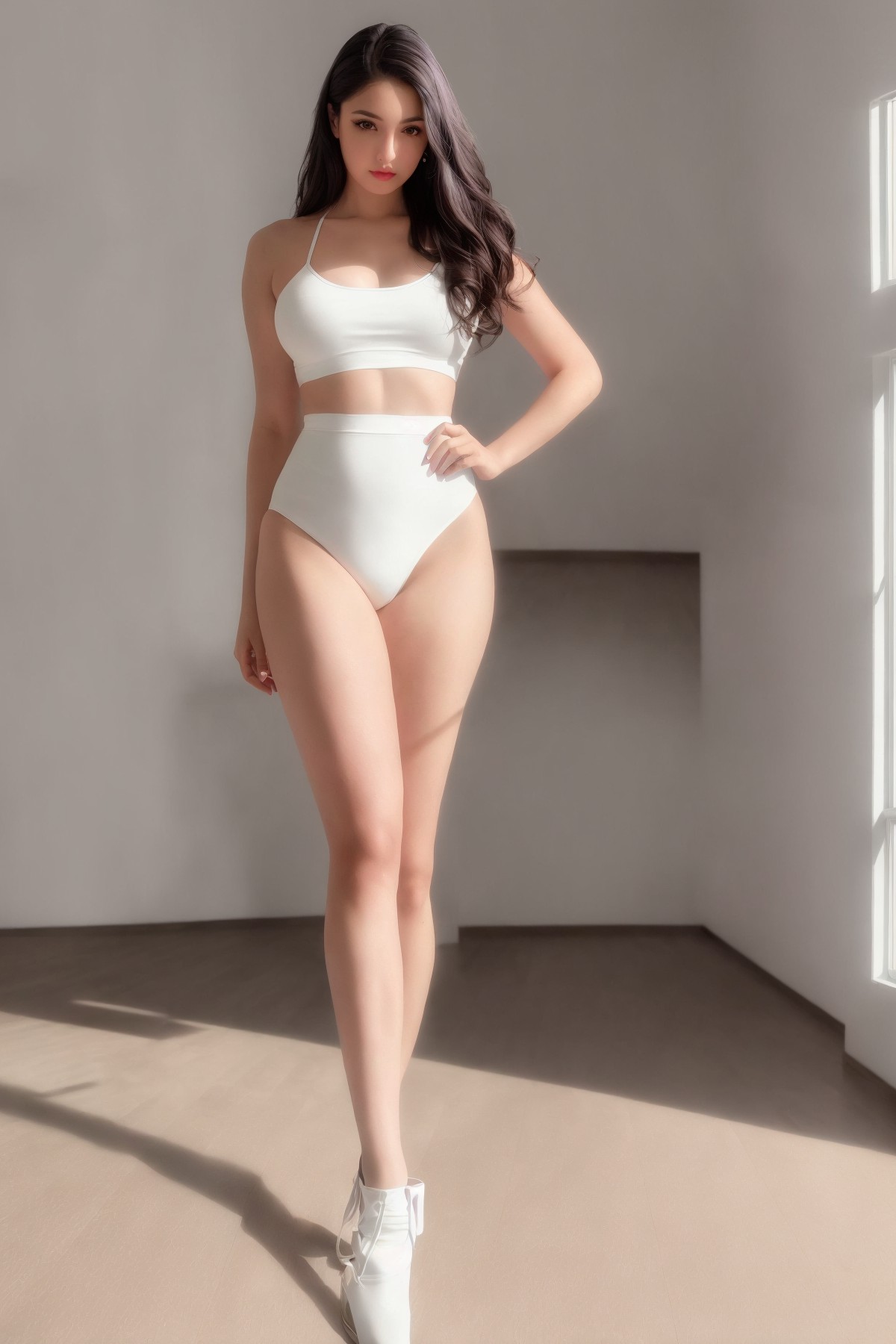 AIModel Vol.079 White Crop Top-第1章-图片9