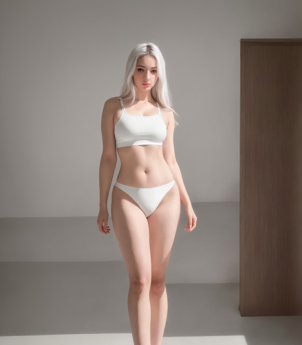 AIModel Vol.079 White Crop Top-第1章-图片7