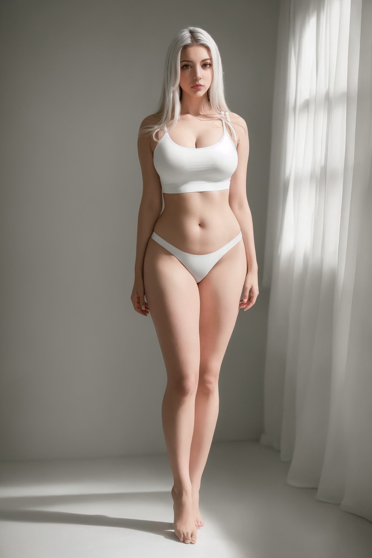 AIModel Vol.079 White Crop Top-第1章-图片8